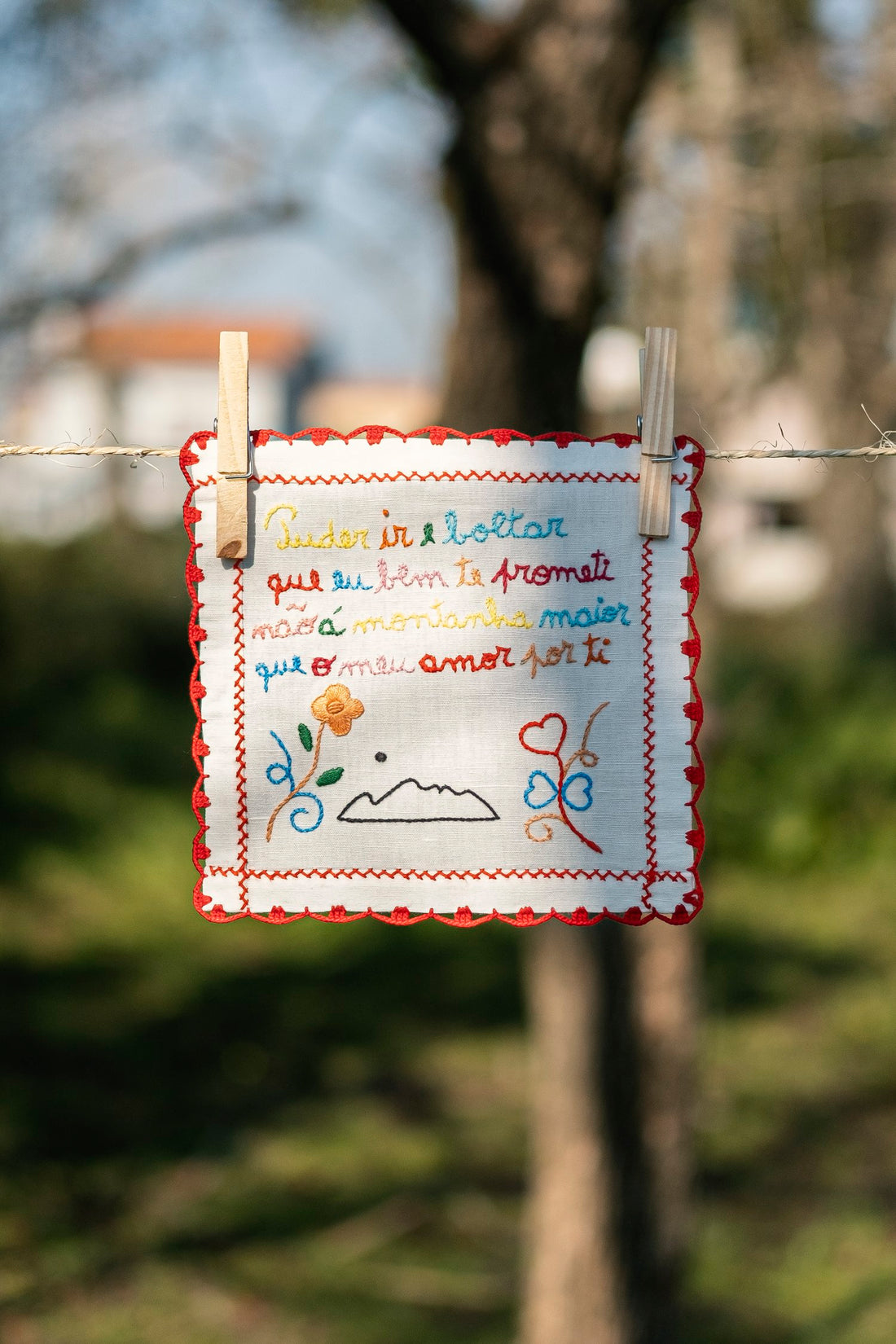 Valentine's Handkerchief: The Mountain